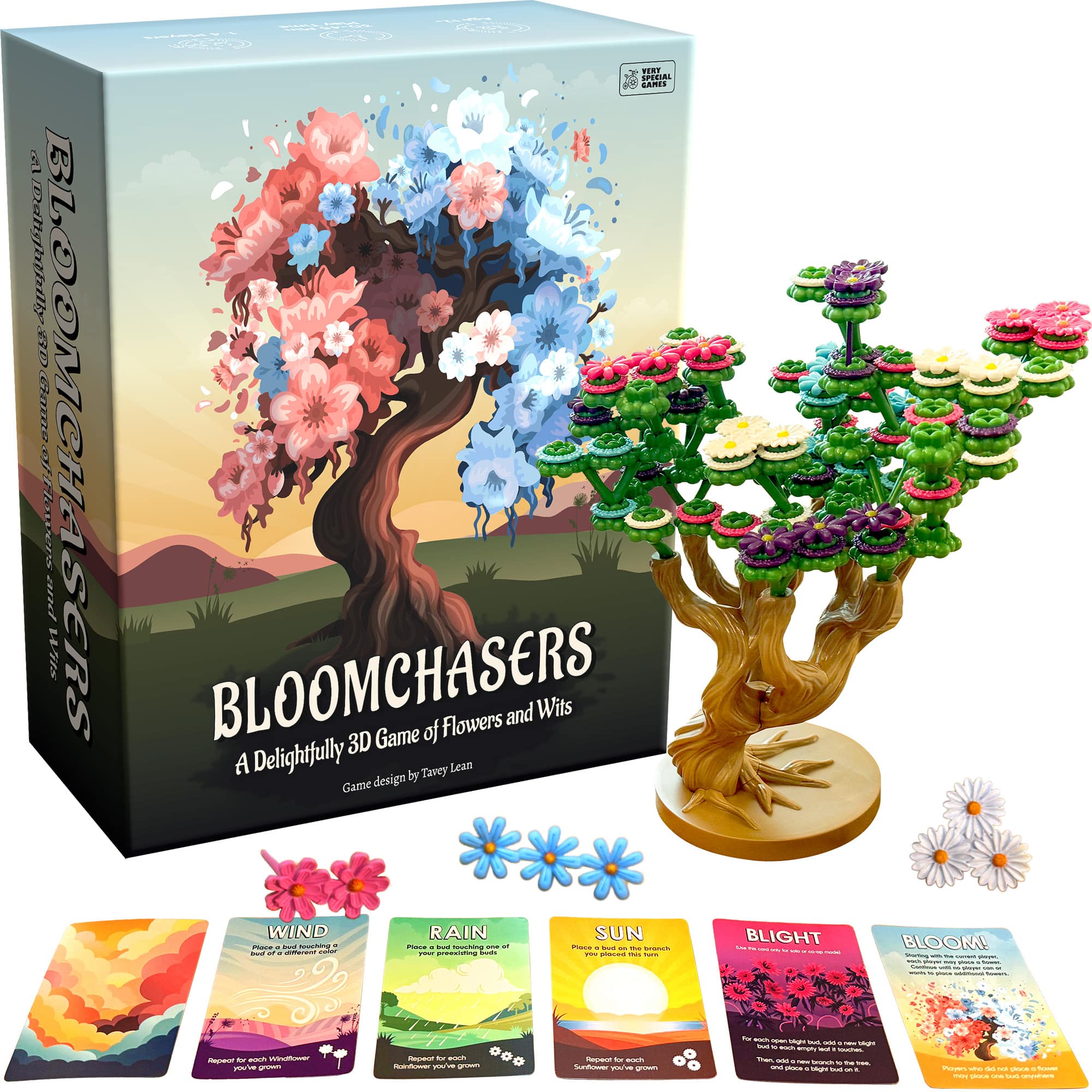 Bloomchasers: A Beautifully Strategic 3D Board Game